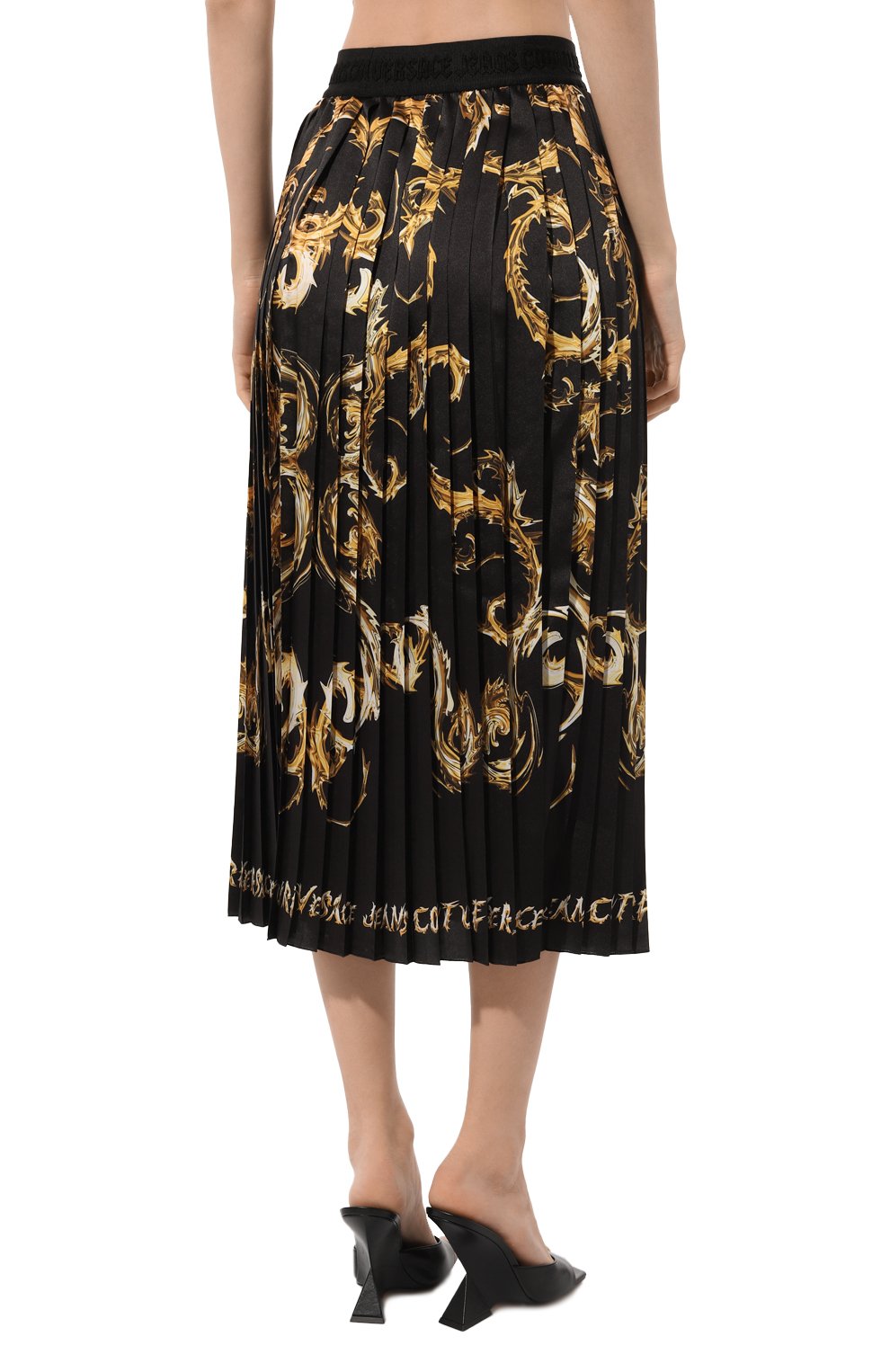 Плиссированная юбка VERSACE JEANS COUTURE, арт. 77HAE8P5/NS541, фото 4
