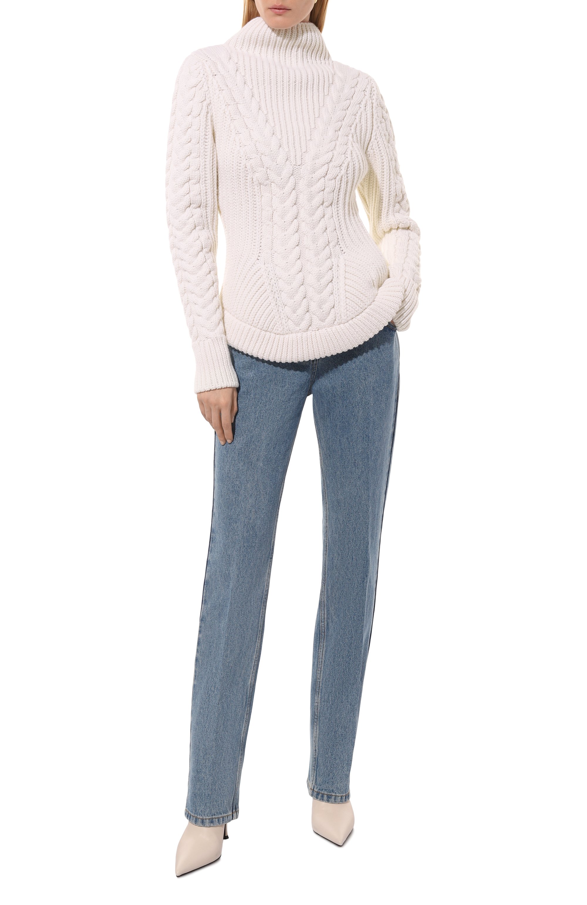 Свитер из шерсти и кашемира NINA RICCI, арт. 24AMPU005/ML0556, фото 2