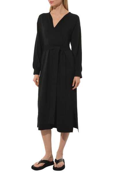 Платье из шелка и кашемира FREEAGE, арт. W22.DR004.6039.900, фото 3