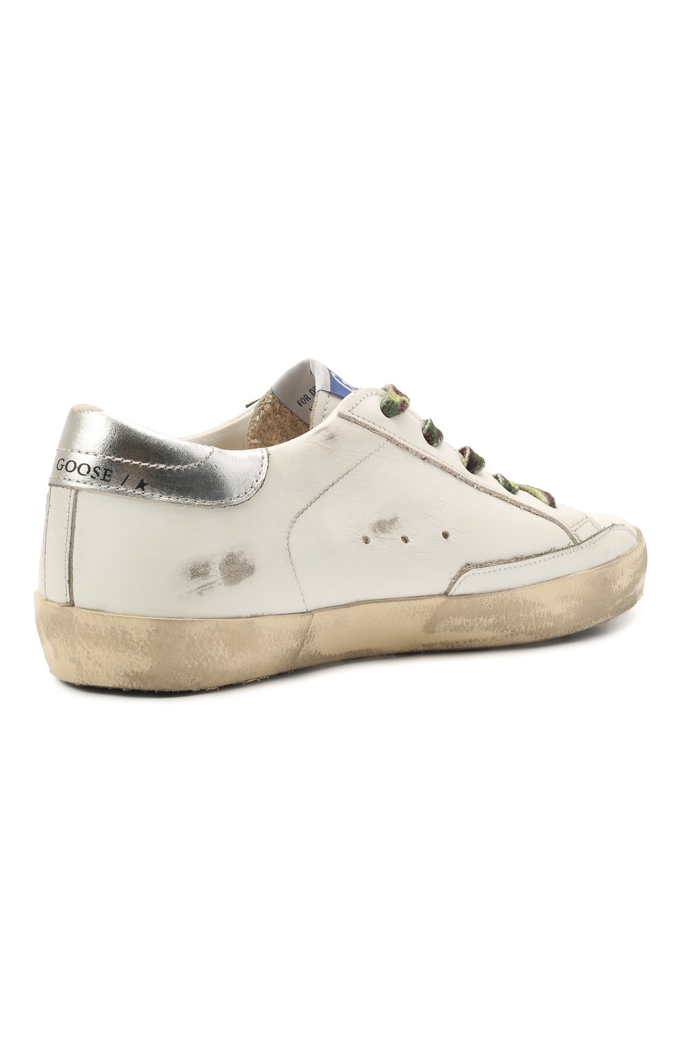 Кожаные кеды superstar GOLDEN GOOSE DELUXE BRAND, арт. GTF00101.F001157, ф ото 3
