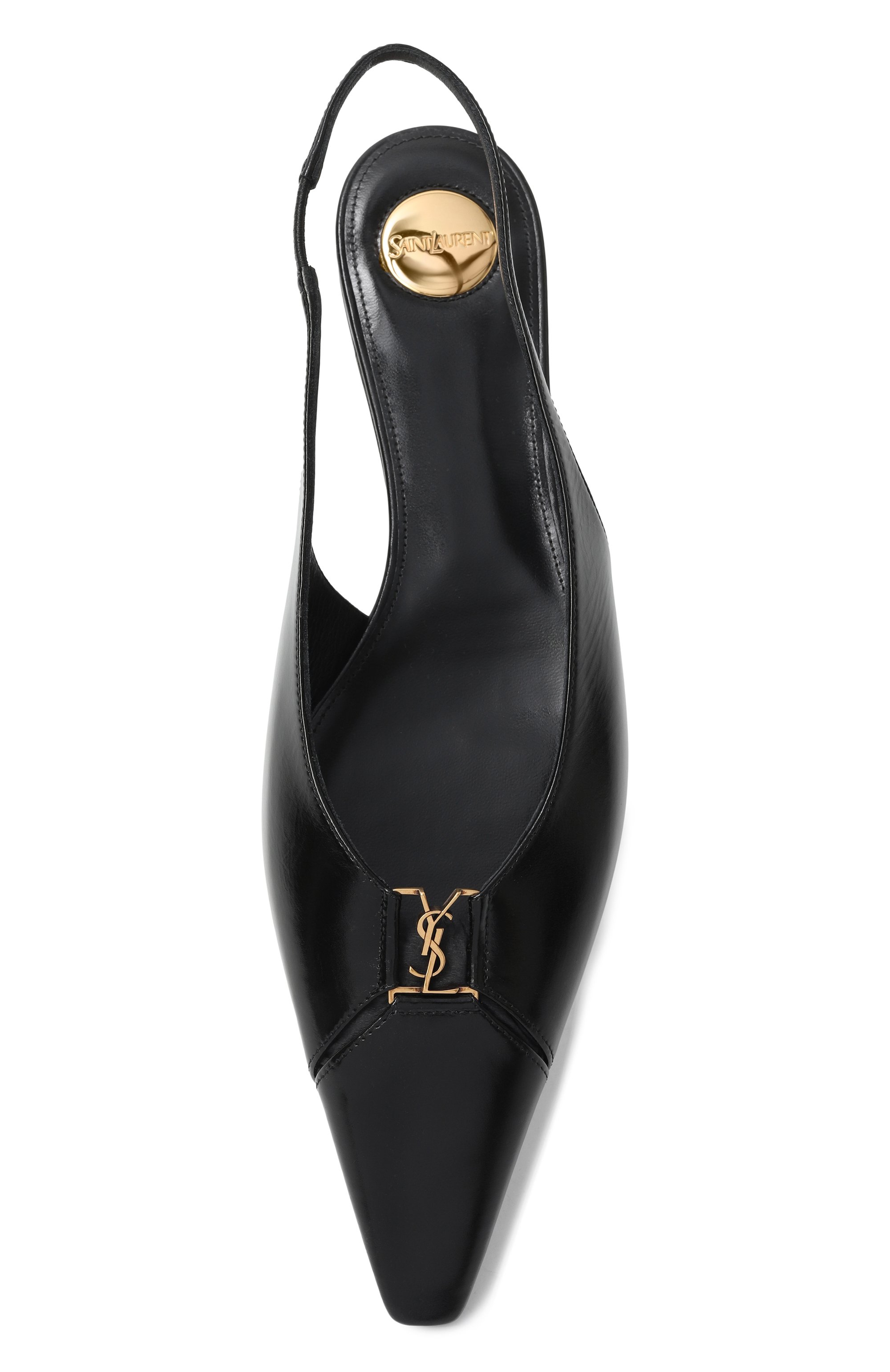 Кожаные балетки babylone SAINT LAURENT, арт. 800240/AAEHI, фото 6