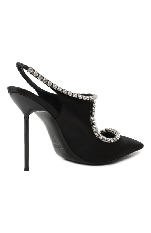 Текстильные туфли Lidia Mary Jane 105 Paris Texas PX1768/XSTCR Чёрный  PX1768/XSTCR Фото 5