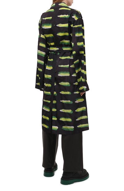 Плащ DRIES VAN NOTEN разноцветного цвета по цене 163000 руб., арт. 211-10240-2134, фото 4 Плащ DRIES VAN NOTEN, арт. 211-10240-2134, фото 4