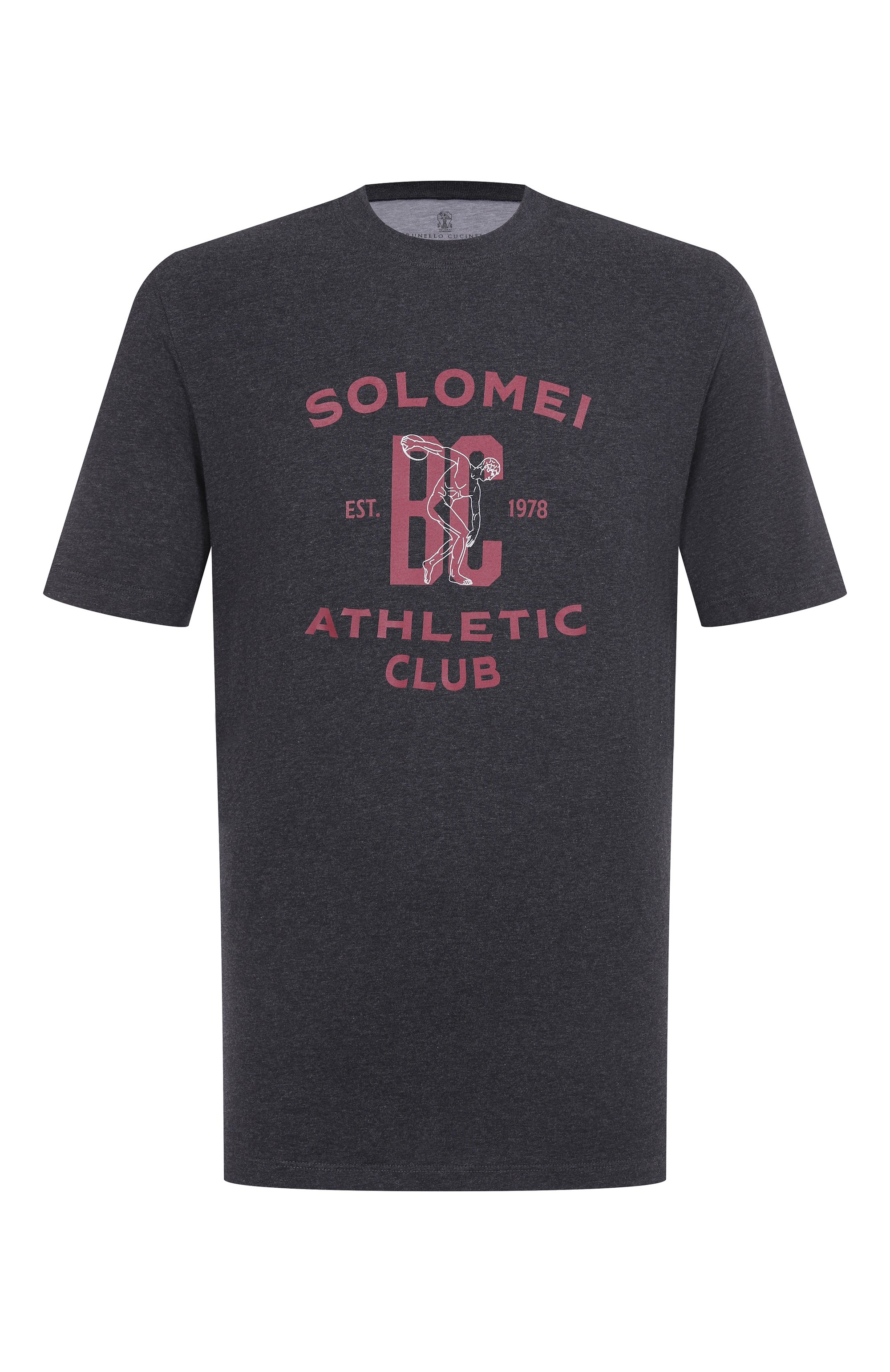 Хлопковая футболка BRUNELLO CUCINELLI, арт. M0B133386G, фото 1