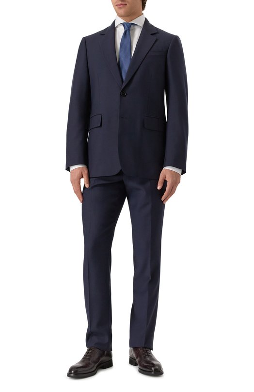 Шерстяной пиджак Burberry 8105676 Синий  8105676 Фото 2