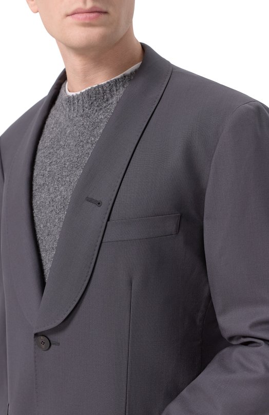 Шерстяной пиджак 12 STOREEZ 136033 Серый  136033 Фото 5