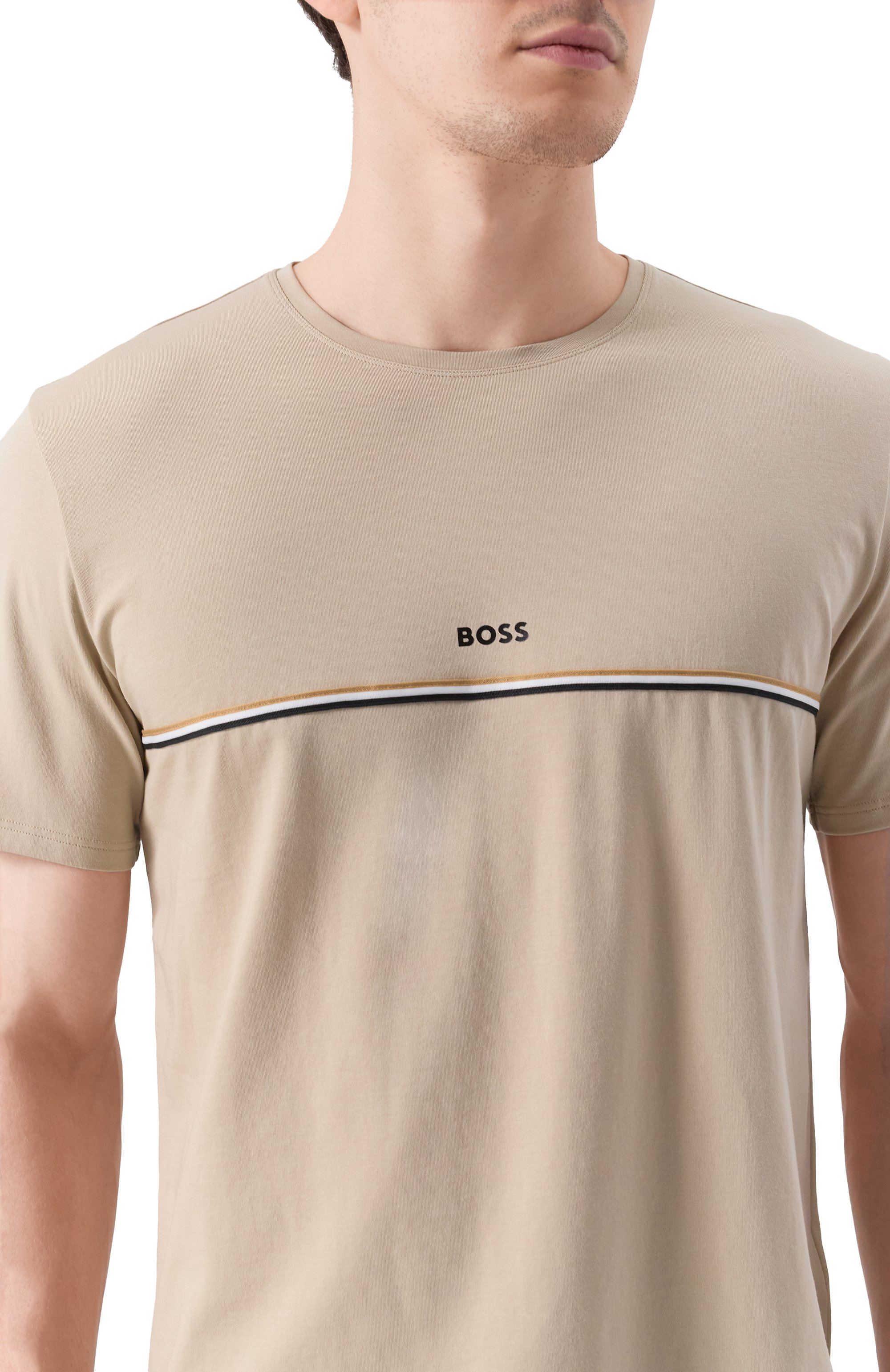 Хлопковая футболка BOSS, арт. 50515395, фото 5
