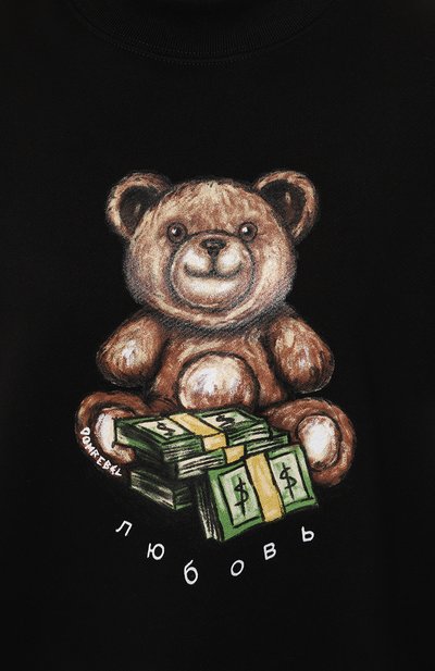Хлопковый свитшот DOMREBEL, арт. TEDDY CASH/SWEATSHIRT, фото 5