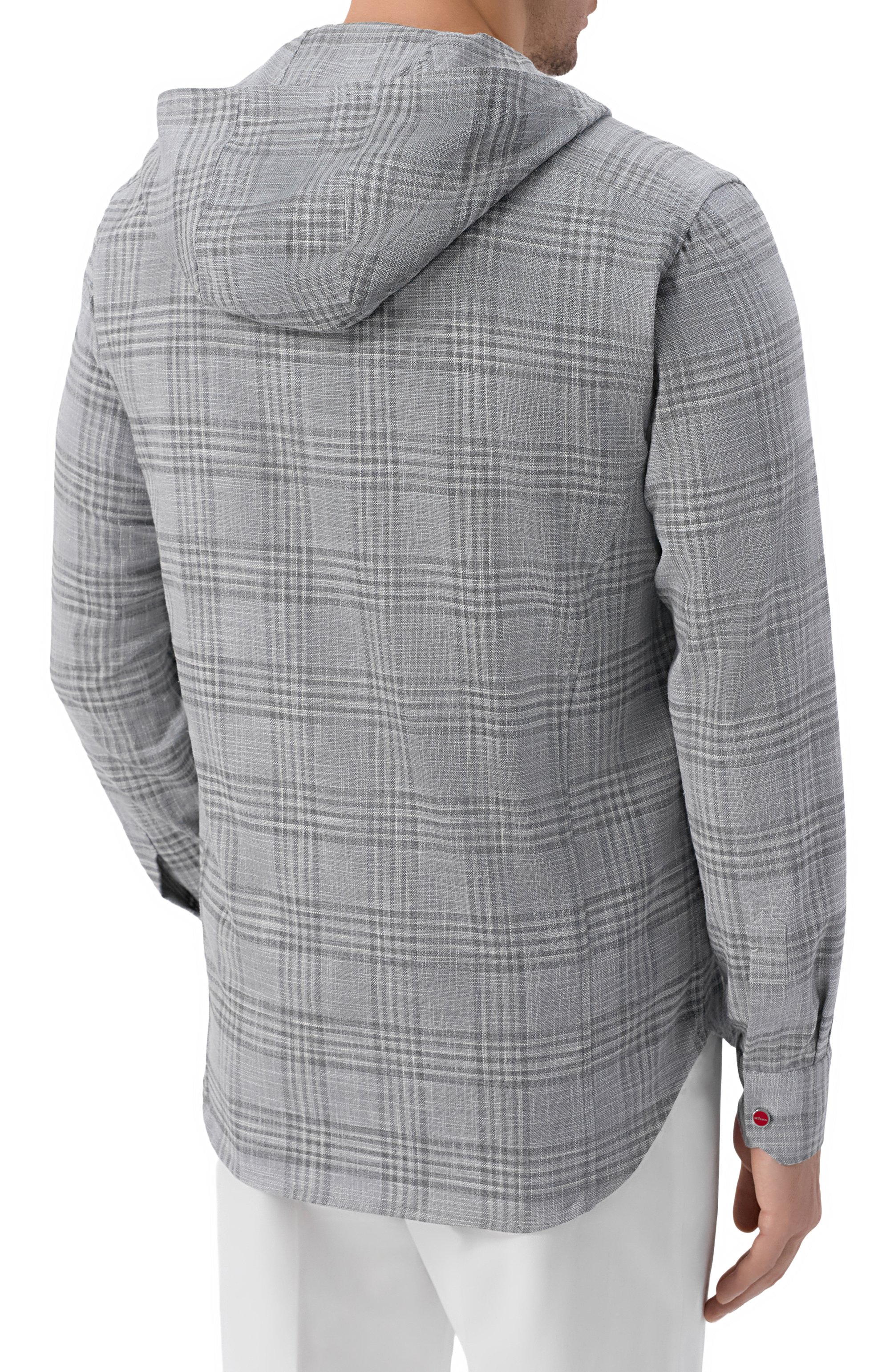 Рубашка из шерсти и шелка KITON, арт. UMCMARK0617E20, фото 4