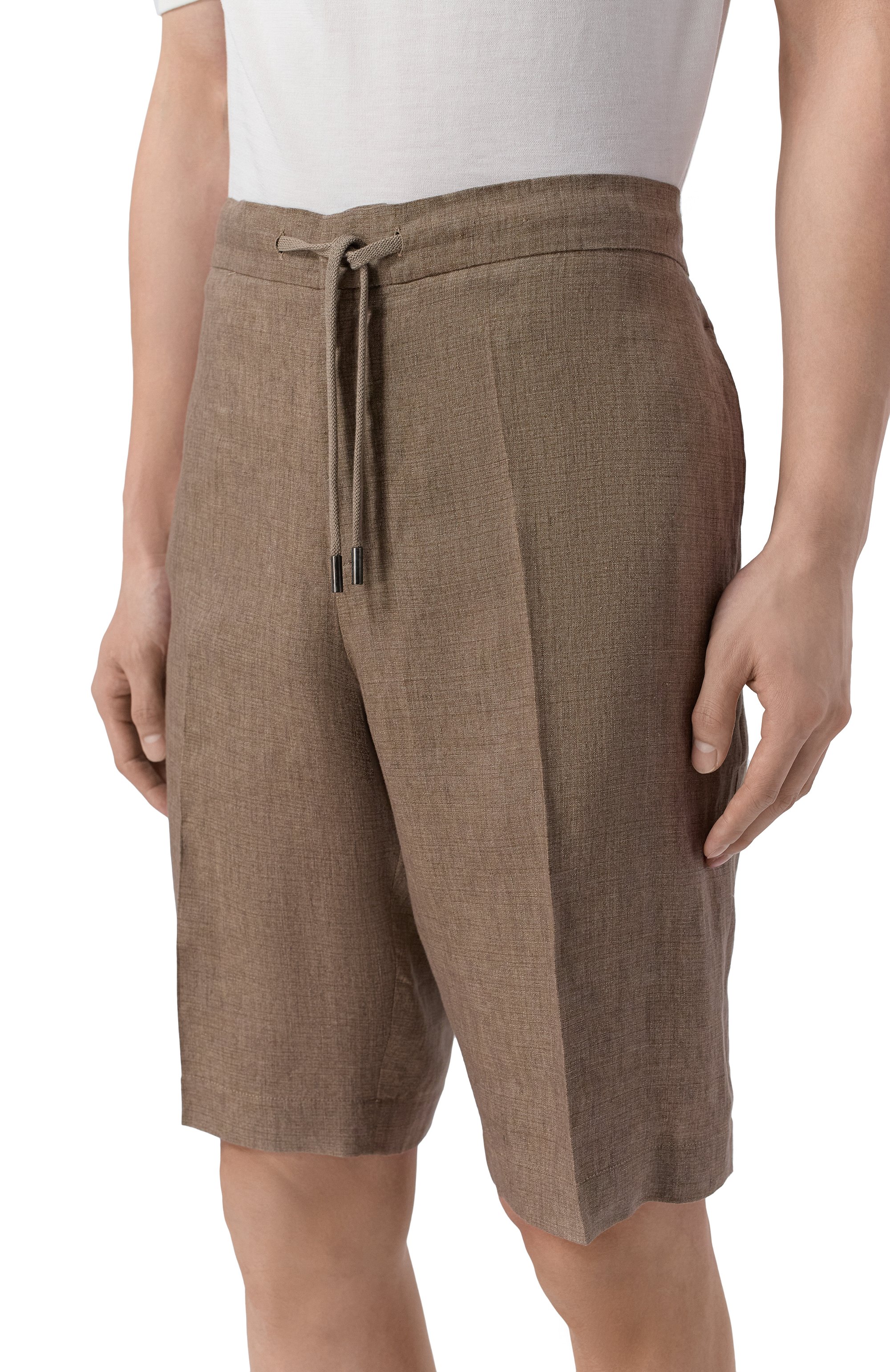 Льняные шорты CAPOBIANCO, арт. 20M851.LL00., фото 3