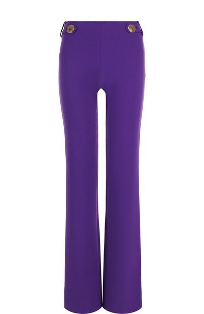 Женские однотонные расклешенные брюки EMILIO PUCCI, арт. 81RT15/81603