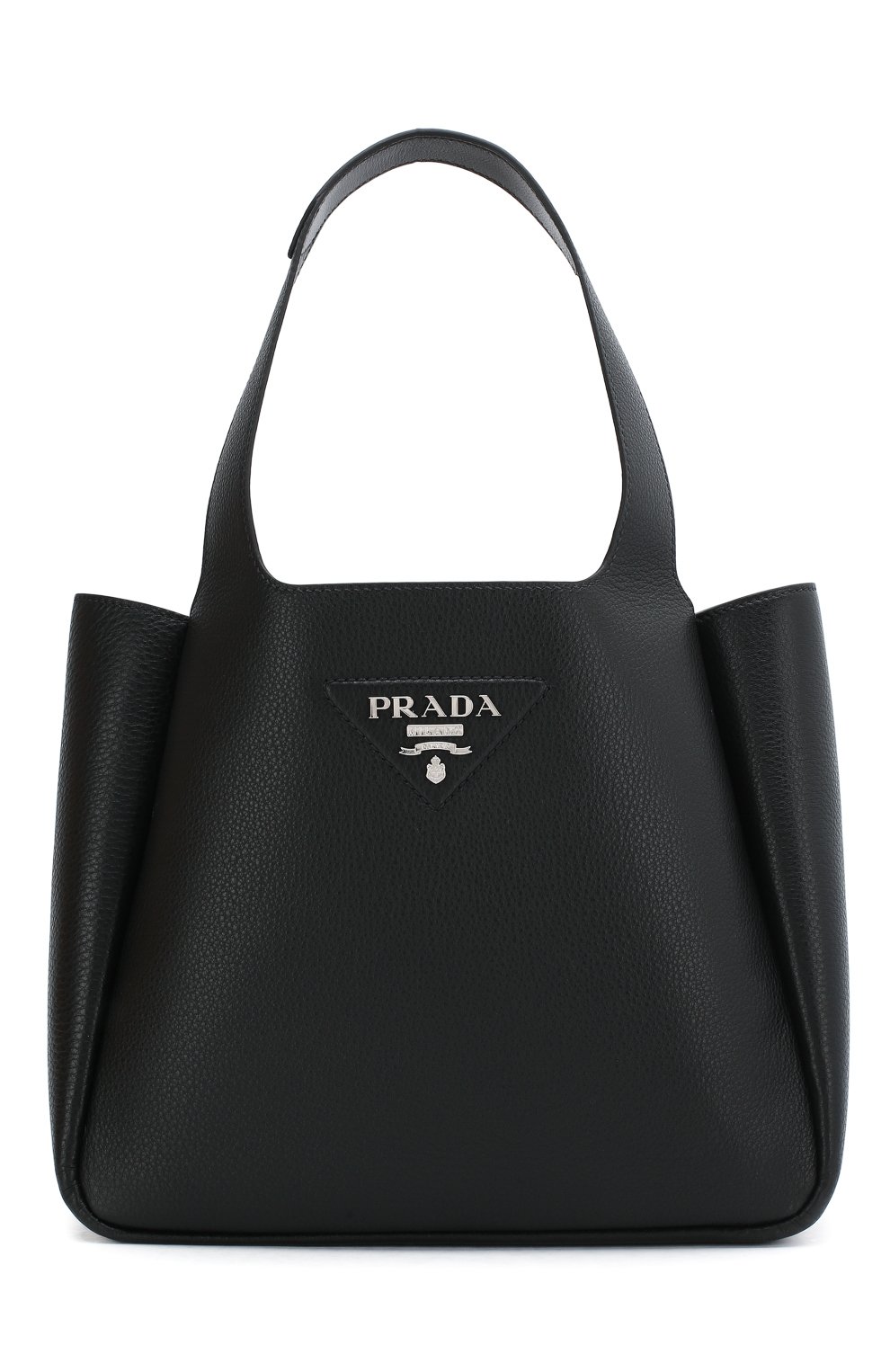 Сумка-тоут PRADA черного цвета по цене 190000 руб., арт. IBG335-2BBE-F0002-OOO, фото 1 Сумка-тоут PRADA, арт. IBG335-2BBE-F0002-OOO, фото 1