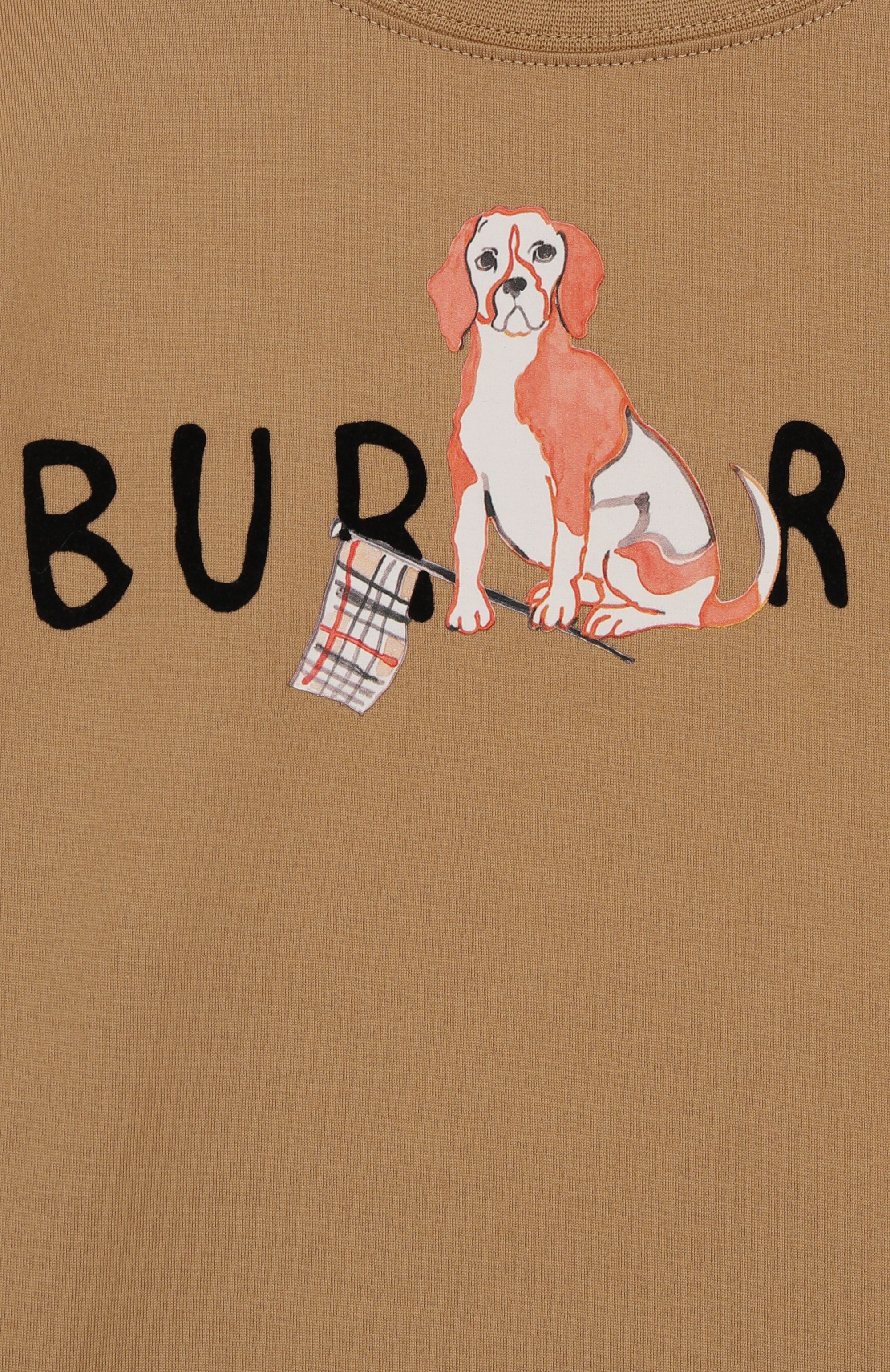 Хлопковая футболка BURBERRY, арт. 8109523, фото 3