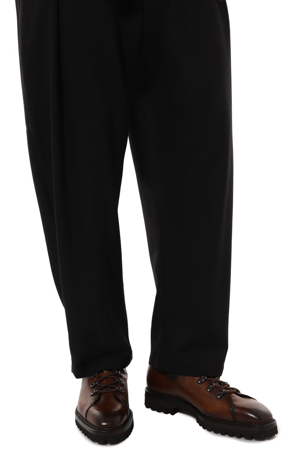 Кожаные ботинки W.GIBBS коричневого цвета по цене 59950 руб., арт. 6358001/PIPER, фото 3 Кожаные ботинки W.GIBBS, арт. 6358001/PIPER, фото 3