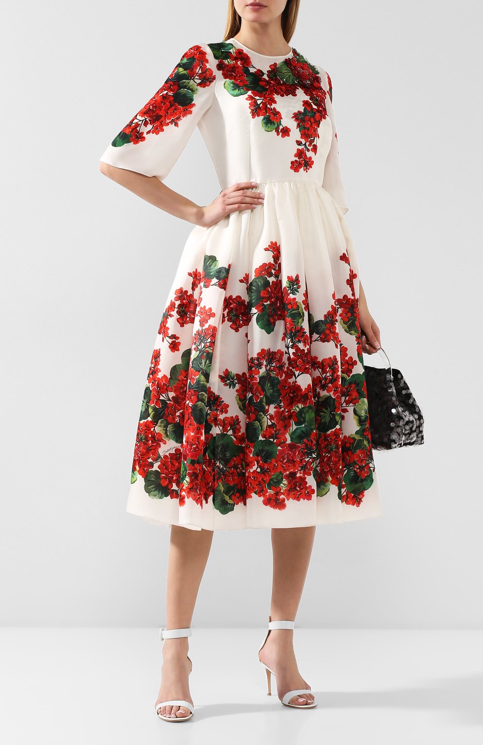 Шелковое платье DOLCE & GABBANA, арт. F6D4MZ/GDM78, фото 2