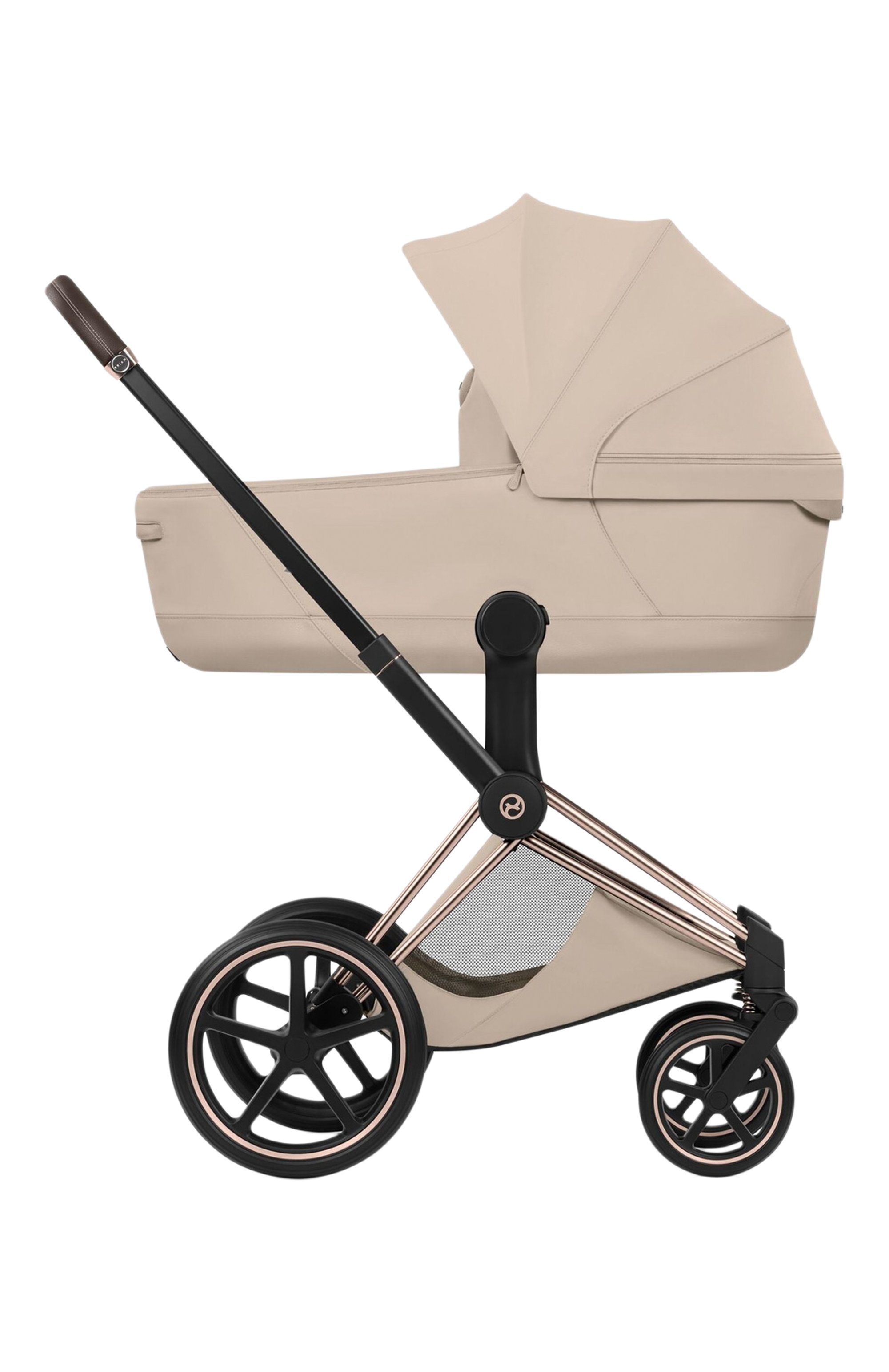 Коляска 2 в 1 priam v style CYBEX бежевого цвета по цене 147250 руб., арт. 526002245, фото 5 Коляска 2 в 1 priam v style CYBEX, арт. 526002245, фото 5