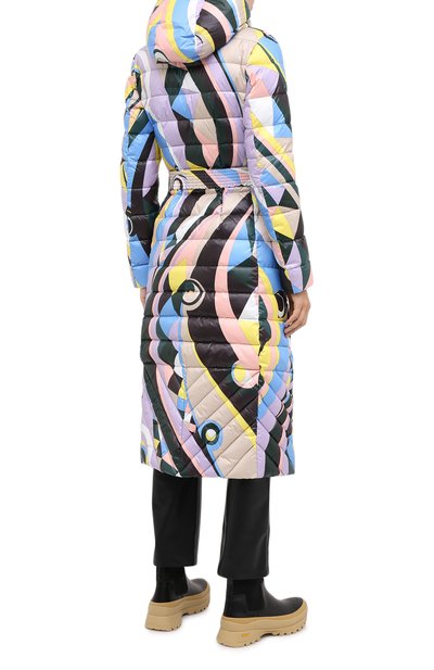 Пуховик с поясом EMILIO PUCCI, арт. 0RYA15/0R758, фото 5