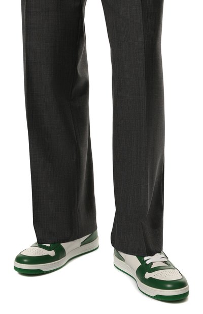 Кожаные кеды PRADA, арт. 2EE364-3LKG-F0DJT, фото 3