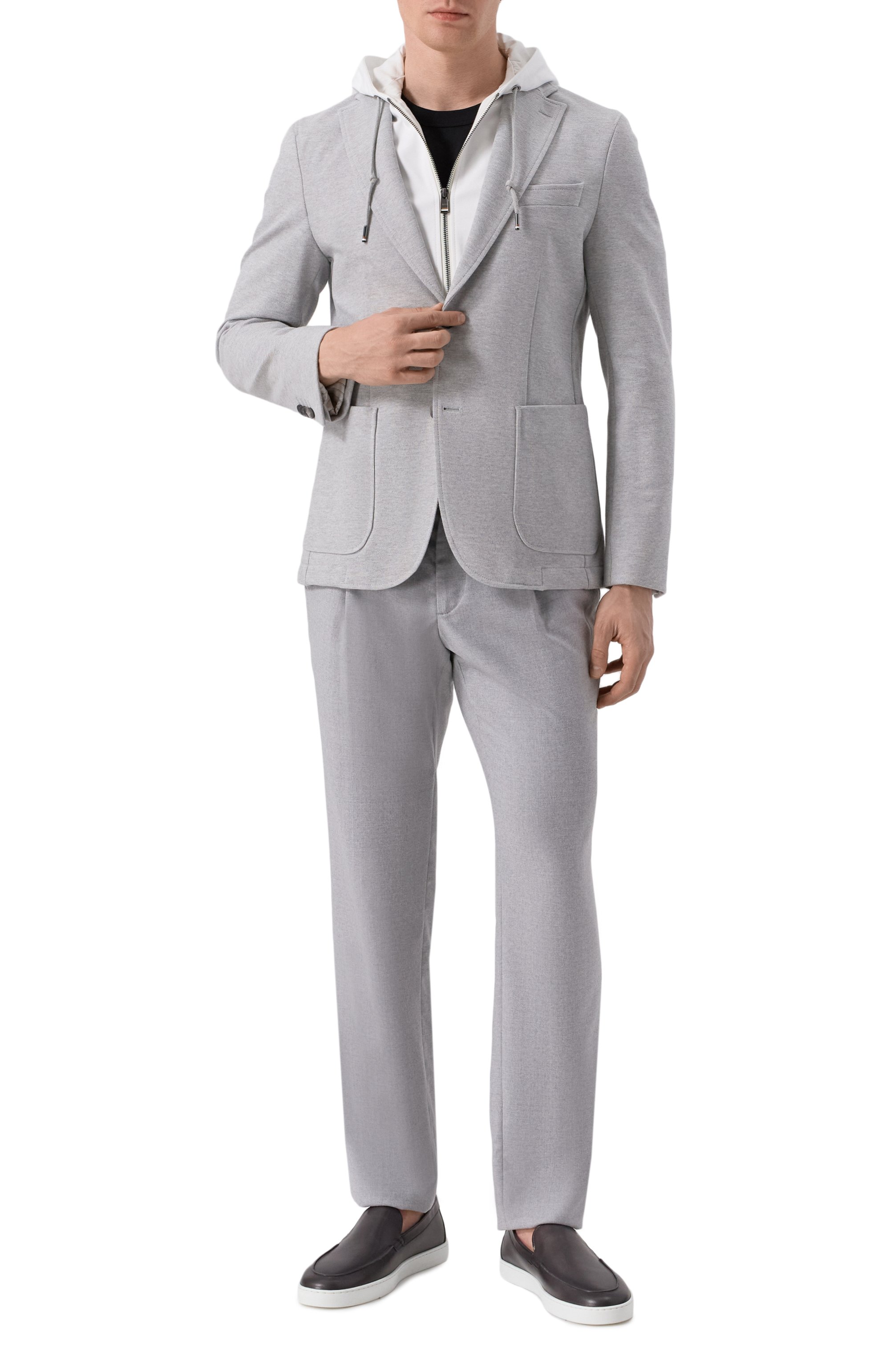 Хлопковый пиджак BOSS, арт. 50545835, фото 3