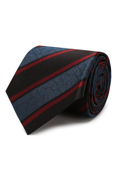 Мужской шелковый галстук BOTTEGA VENETA, арт. 546661/4V002