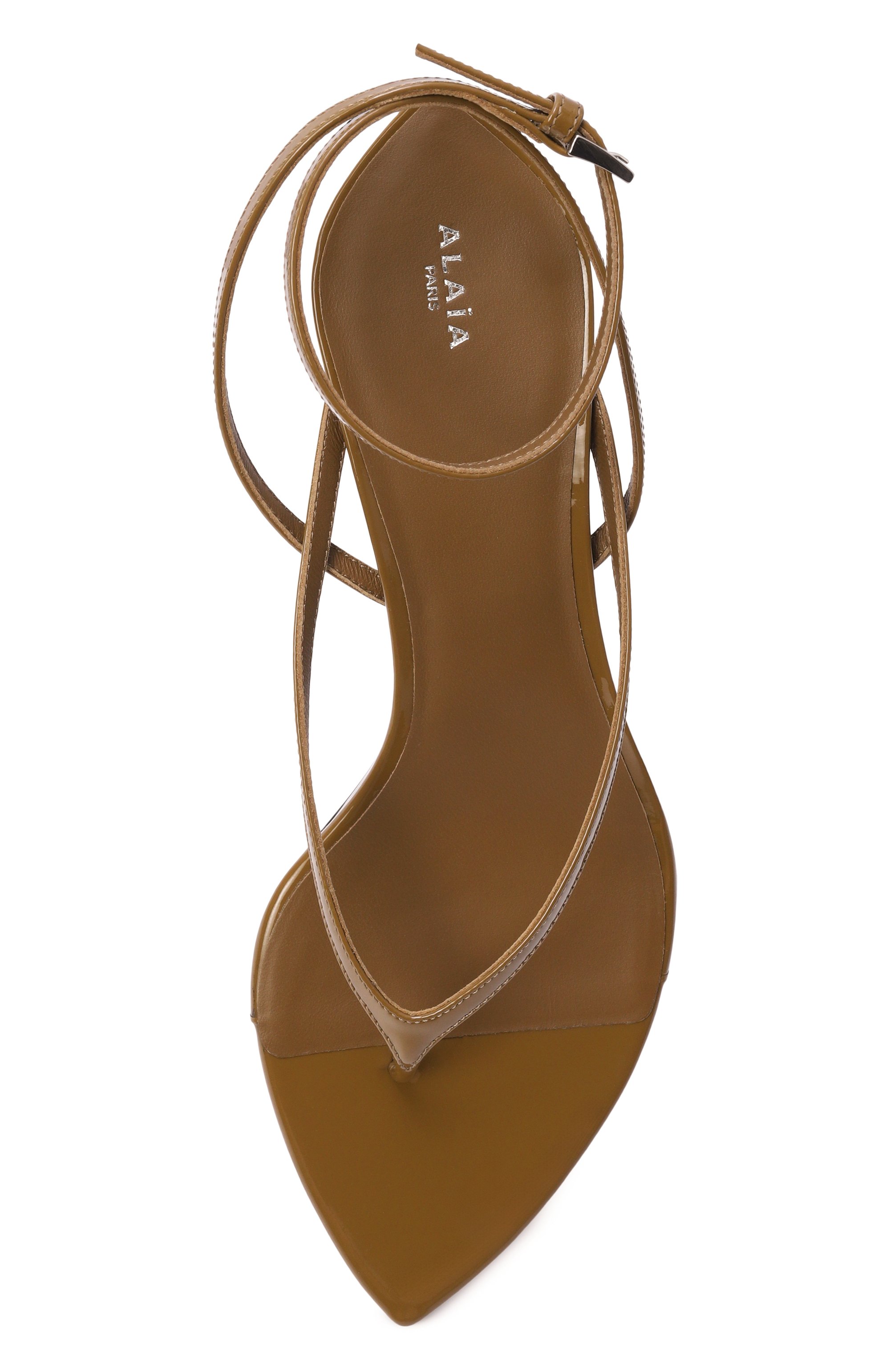 Кожаные босоножки ALAIA, арт. AA3S3006I037, фото 6
