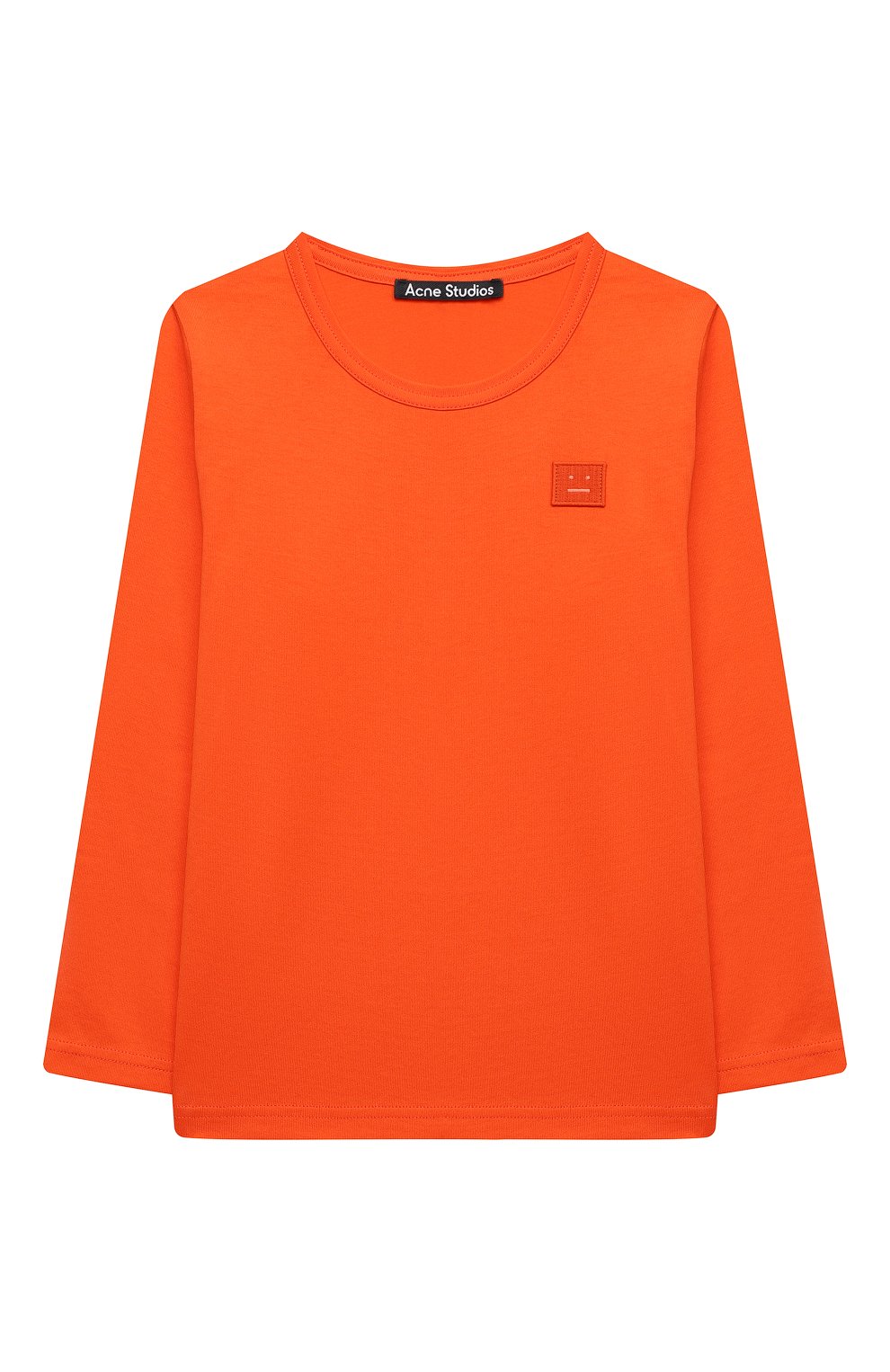 Хлопковый лонгслив ACNE STUDIOS оранжевого цвета по цене 6735 руб., арт. 2NI173, фото 1 Хлопковый лонгслив ACNE STUDIOS, арт. 2NI173, фото 1