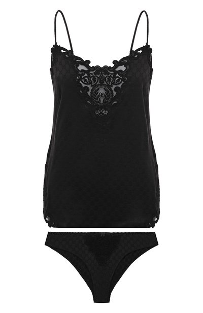 Шелковый комплект из топа и трусов GUCCI, арт. 666201 XUAC3, фото 1