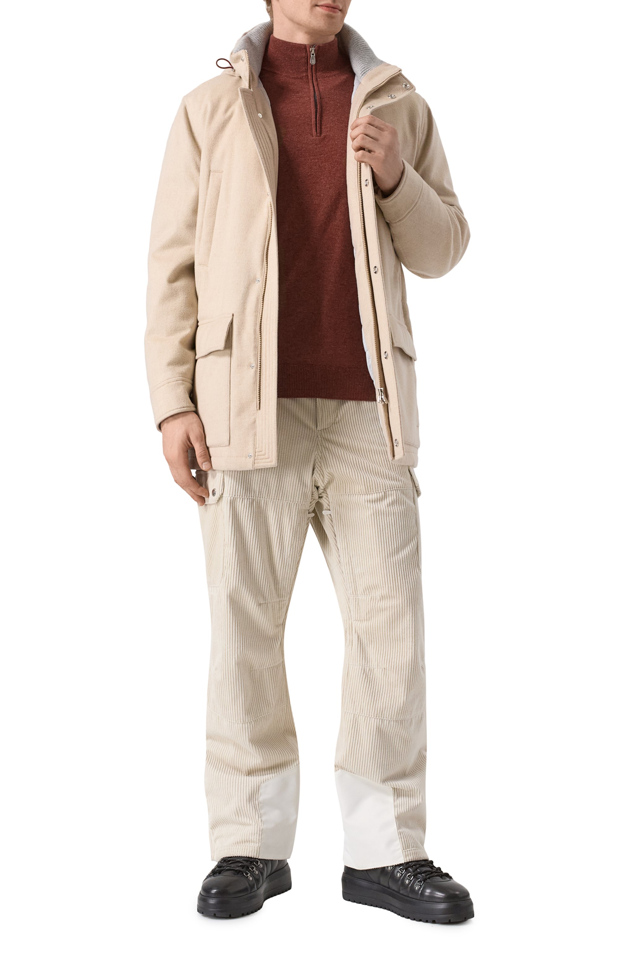 Вельветовые брюки-карго BRUNELLO CUCINELLI, арт. M408MKP05, фото 2