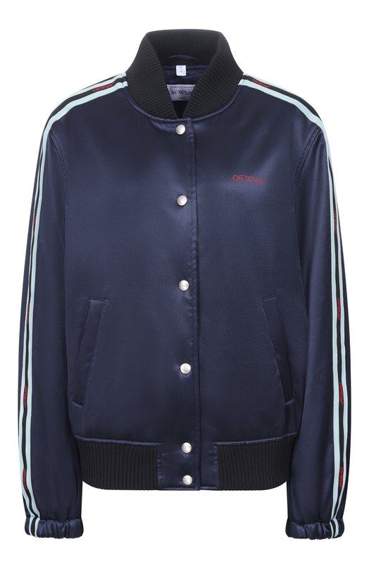 Бомбер Off-White 0WEK000S26FAB001 Синий 0WEK000S26FAB001