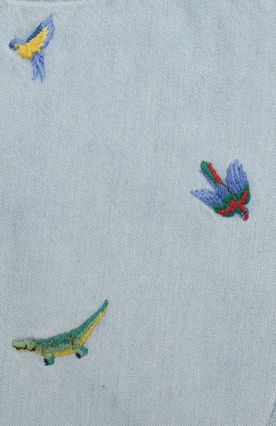 Джинсы с вышивкой GUCCI синего цвета по цене 49750 руб., арт. 551315/XDAGJ, фото 3 Джинсы с вышивкой GUCCI, арт. 551315/XDAGJ, фото 3