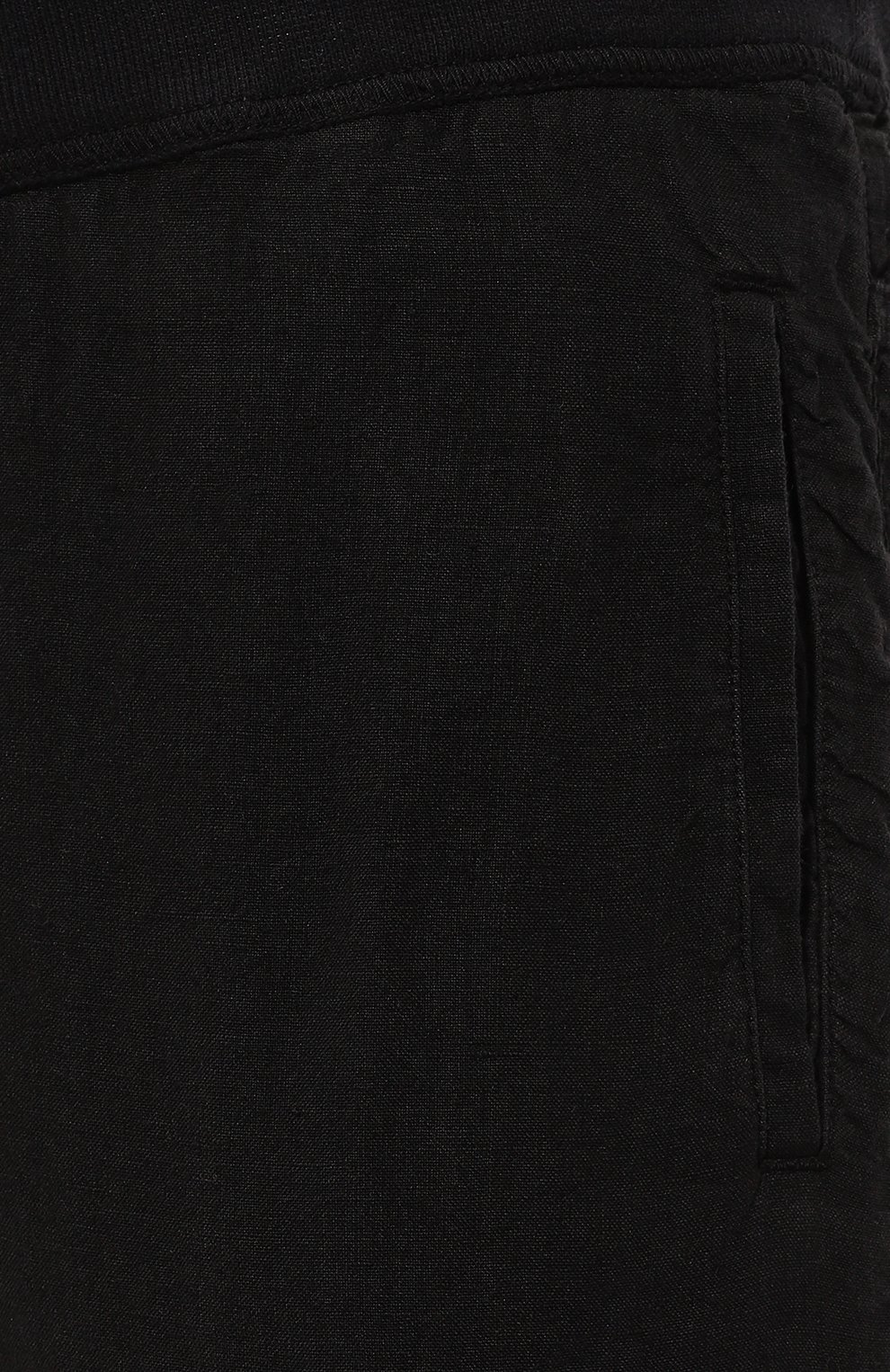 Льняные брюки 120% LINO черного цвета по цене 29500 руб., арт. 31ALIM2131/0000253/000, фото 5 Льняные брюки 120% LINO, арт. 31ALIM2131/0000253/000, фото 5