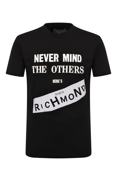 Хлопковая футболка JOHN RICHMOND, арт. RMA22185TS, фото 1