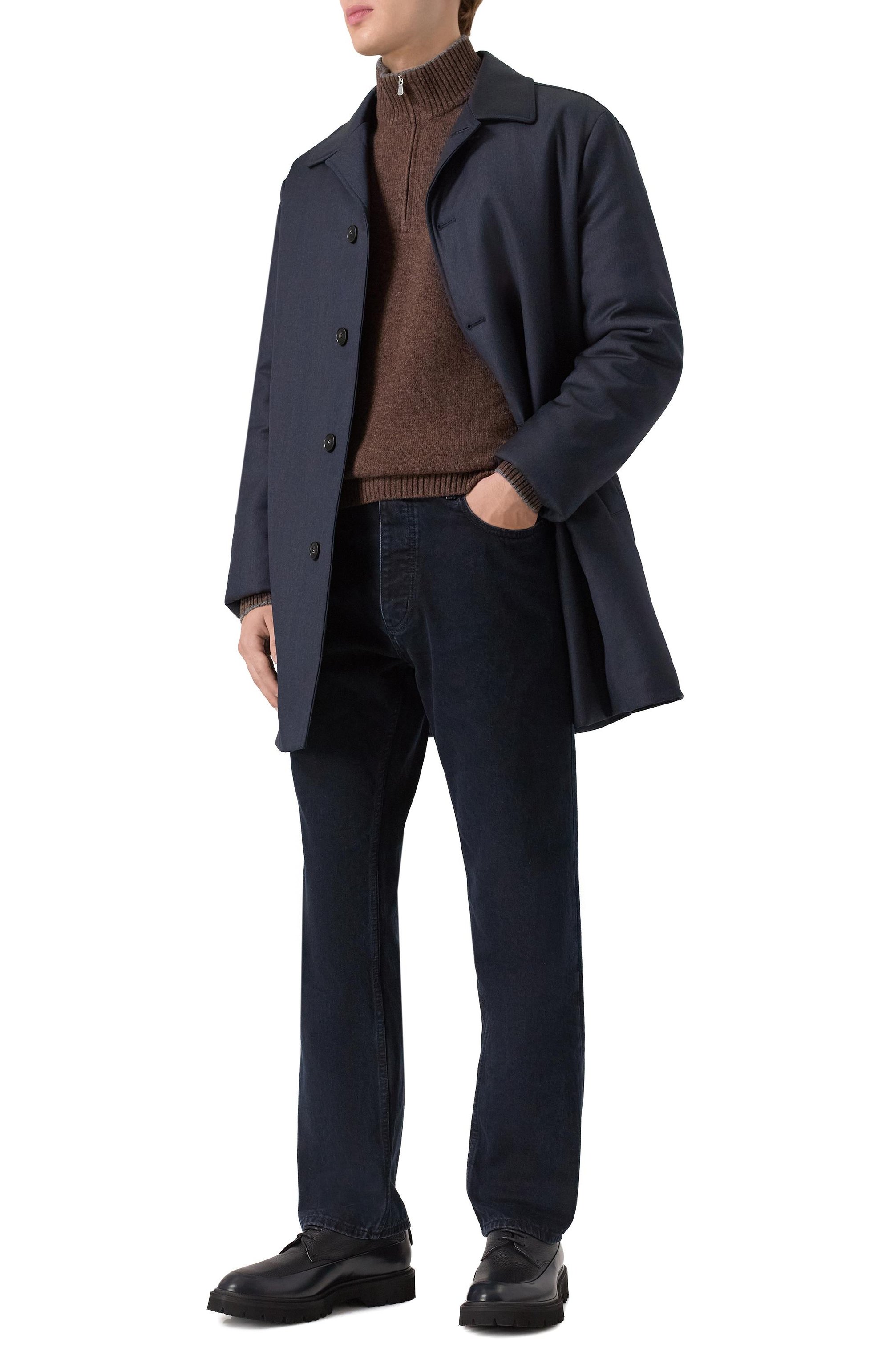 Кожаные дерби KITON, арт. USSA394N0131803, фото 2