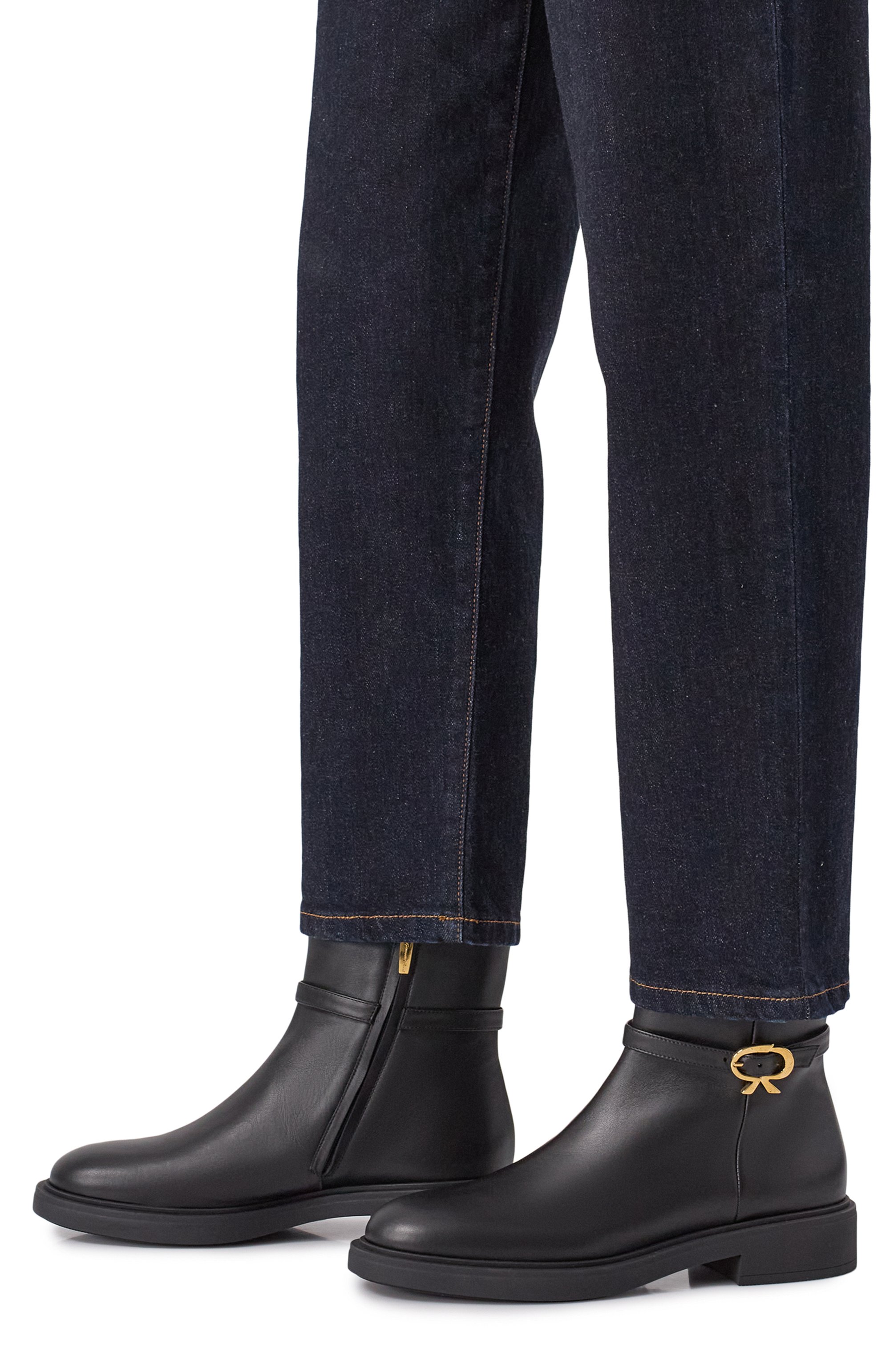 Кожаные ботинки ribbon dumont GIANVITO ROSSI, арт. G73089.20G0M.VGINER0, фото 3