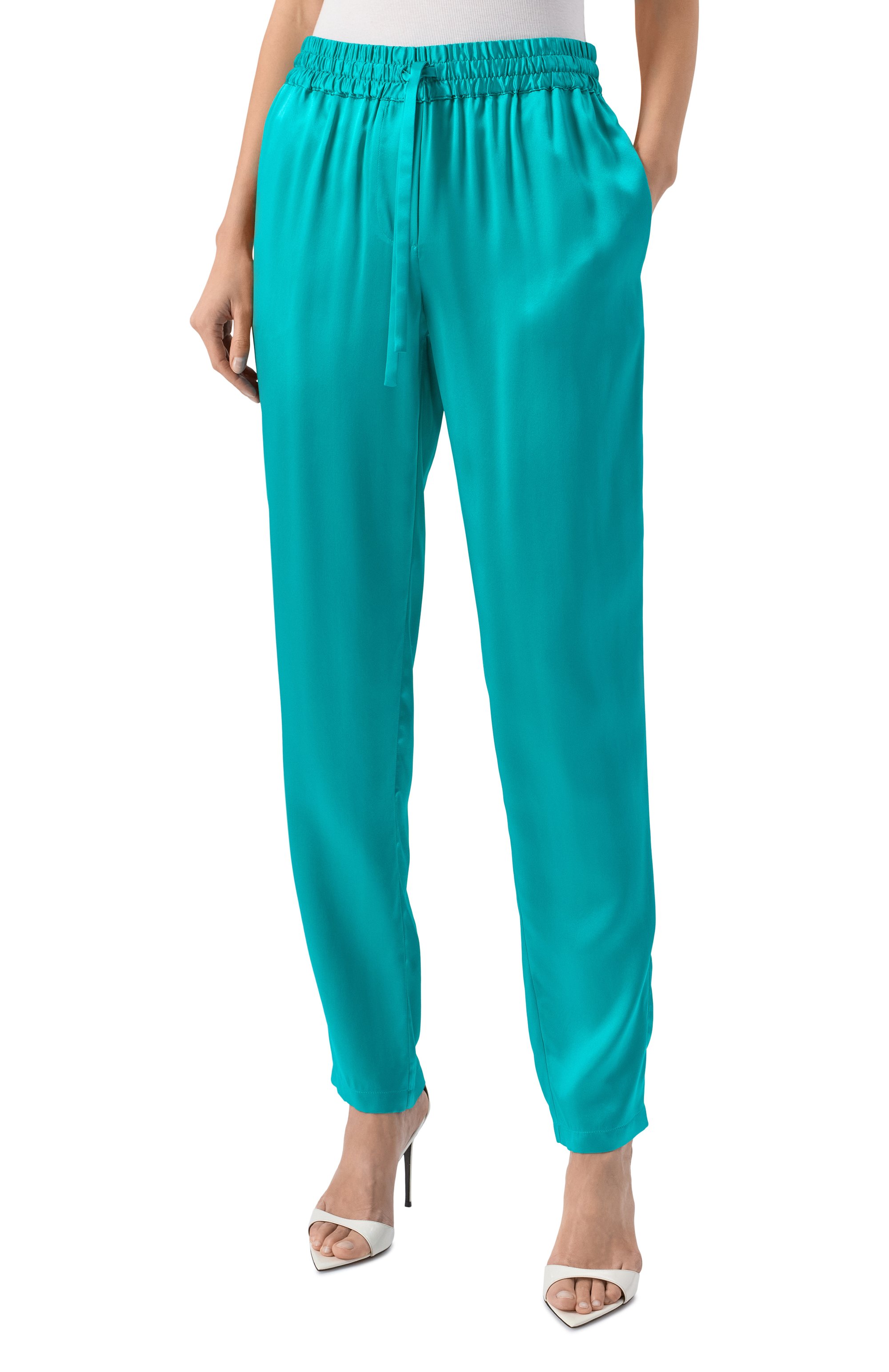 Шелковые брюки DOLCE & GABBANA, арт. FTC11T/FU1UU, фото 3