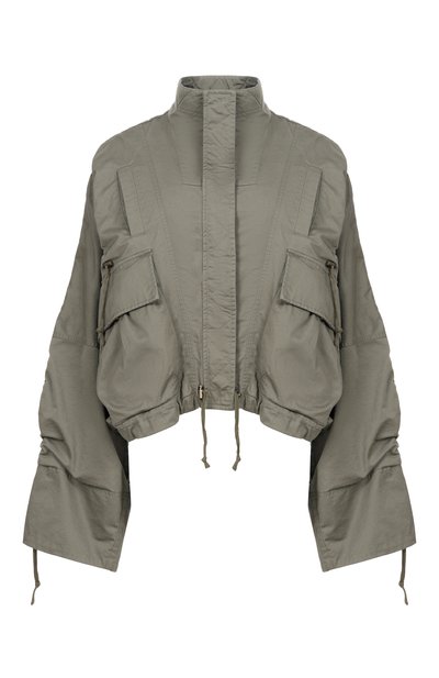 Женская хлопковая куртка BALMAIN, арт. GF0TI030/CG65