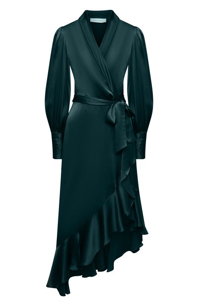 Женское атласное платье ZIMMERMANN, арт. 8066DRC0N
