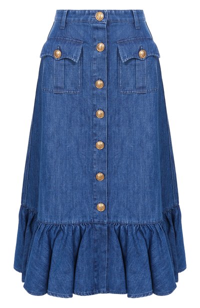 Женская джинсовая юбка VALENTINO, арт. 6B3DD18L/94C