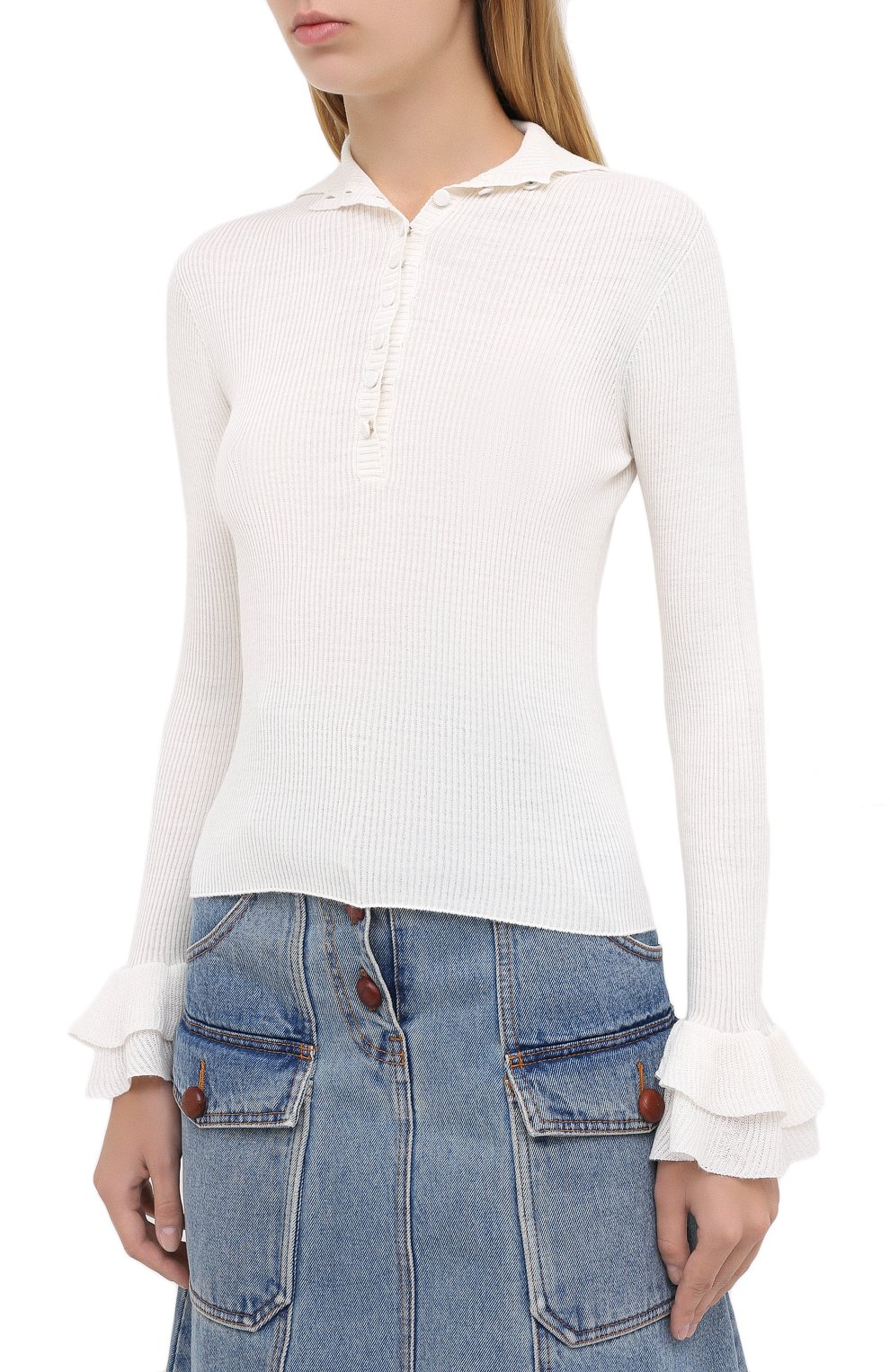 Пуловер из вискозы и шерсти PHILOSOPHY DI LORENZO SERAFINI, арт. A0923/5701, фото 3