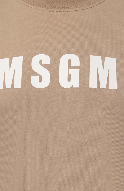 фото Хлопковая футболка msgm