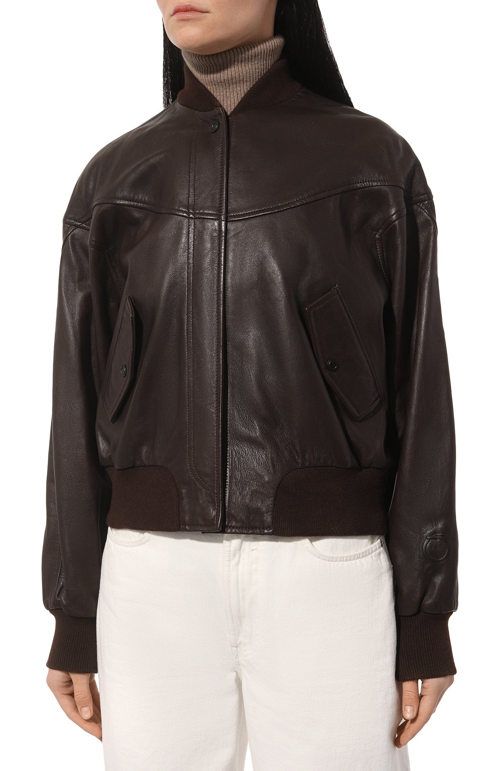 Кожаный бомбер TRUSSARDI, арт. 56S00888-2P000314, фото 3