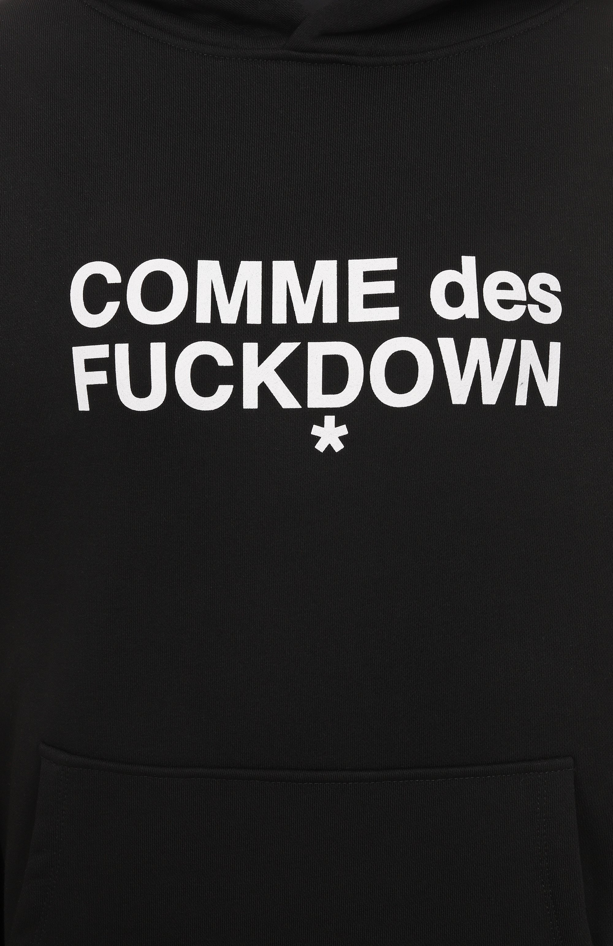Хлопковое худи COMME DES FUCKDOWN, арт. CFABW01205, фото 6