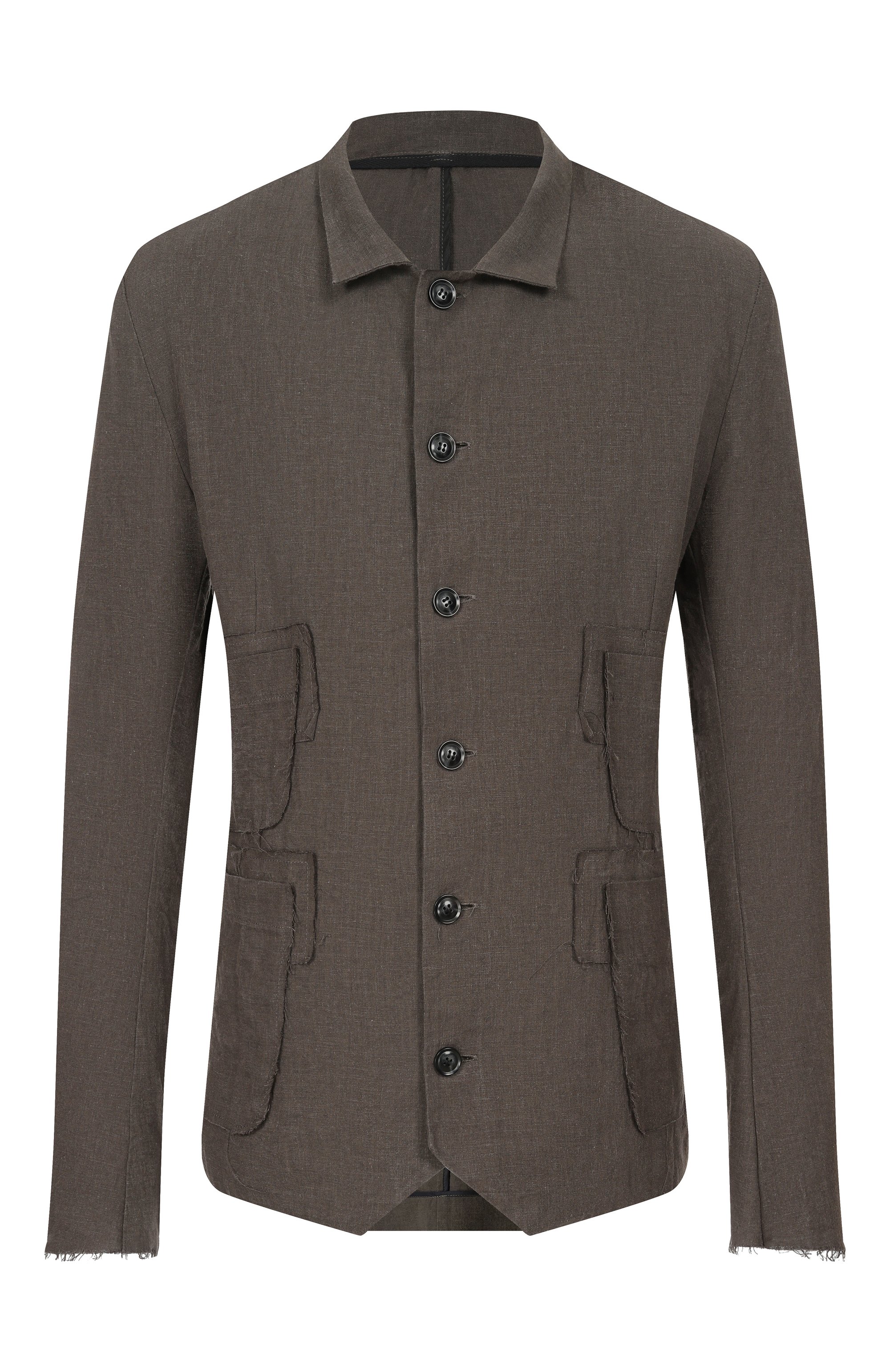Двусторонний пиджак из вискозы и льна 139DEC, арт. SUT617-GRE-HEMP, фото 1
