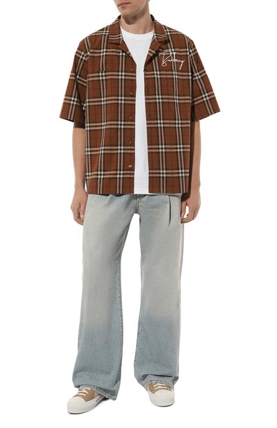 Комбинированные кеды kai BURBERRY, арт. 8066833, фото 2