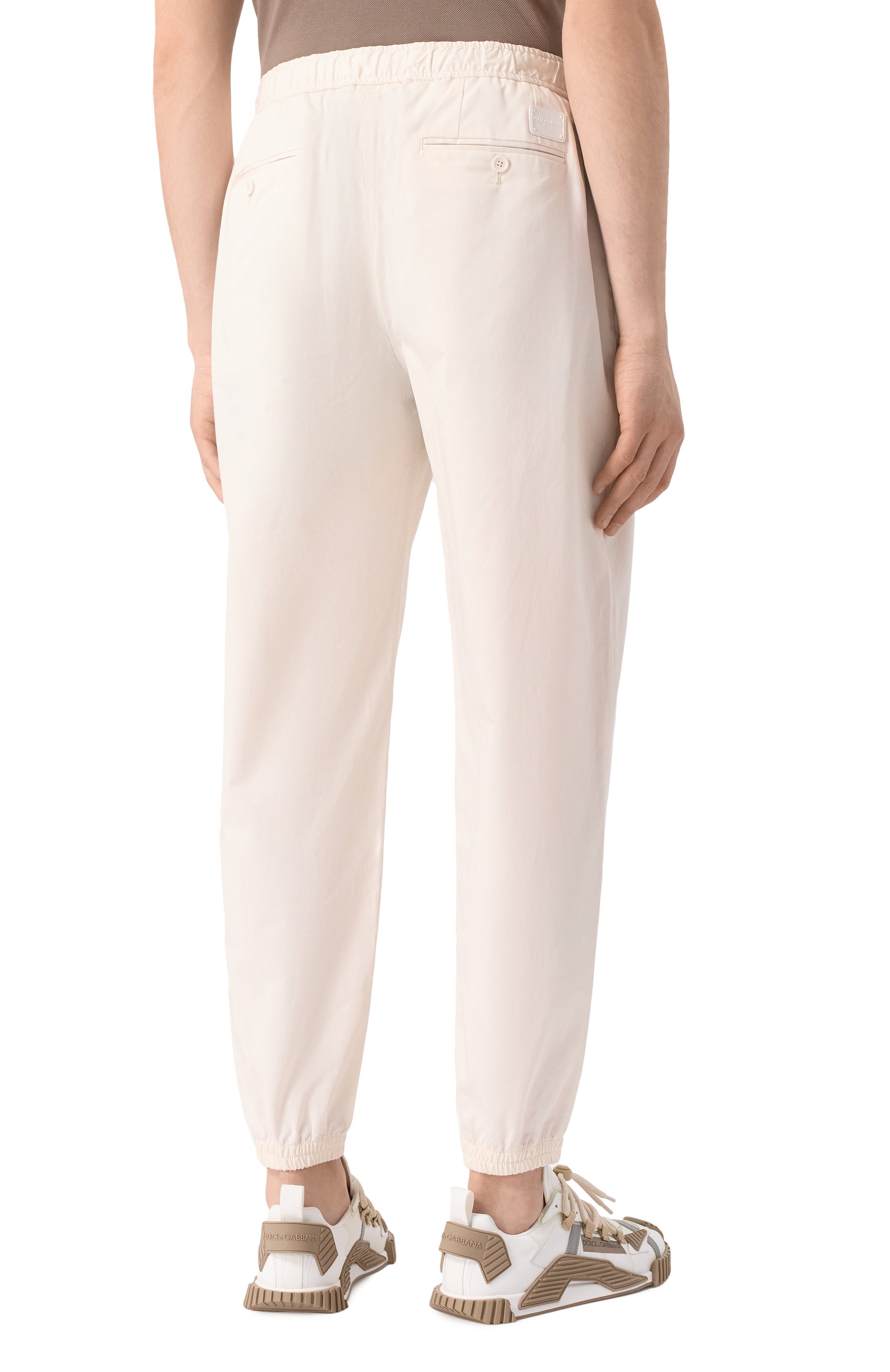 Хлопковые джоггеры DOLCE & GABBANA, арт. GP0D4T/FUFJR, фото 4