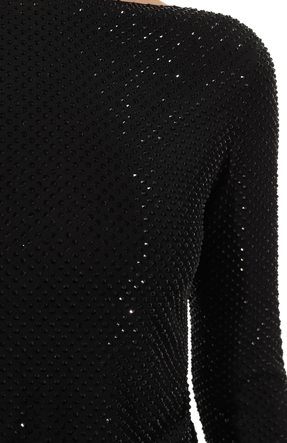 Топ с отделкой стразами SASHAVERSE, арт. TP005S/MSO001/black/W24, фото 5