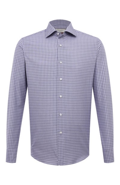 Мужская хлопковая рубашка CANALI, арт. NCLX098/GR03304