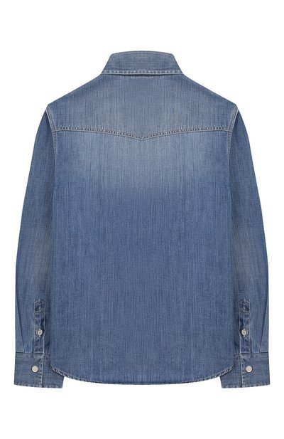 Хлопковая рубашка BRUNELLO CUCINELLI, арт. BE6454078B, фото 2