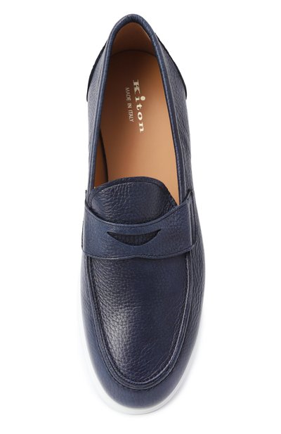 Кожаные пенни-лоферы KITON, арт. USSA389N00126, фото 5