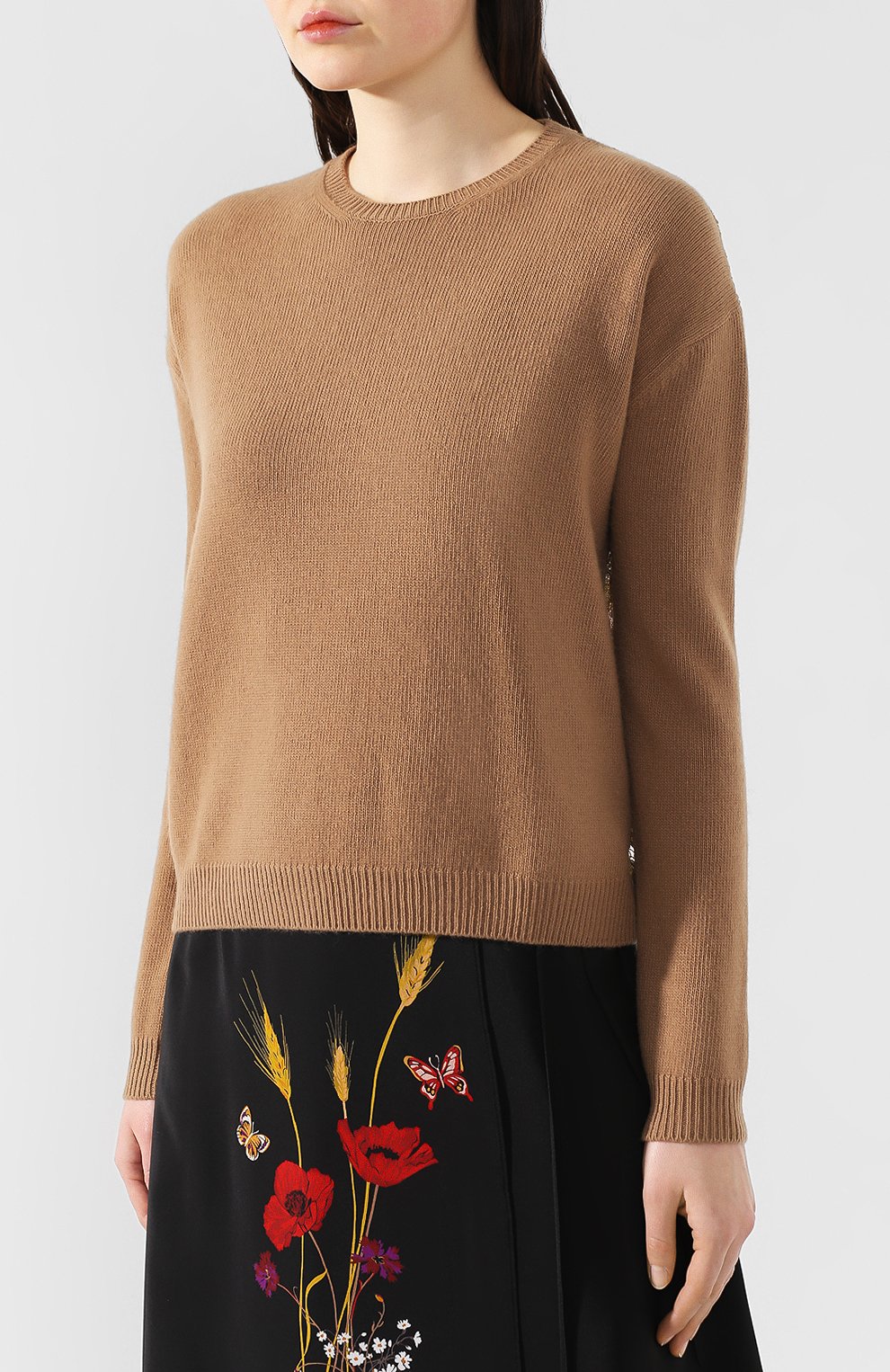 Пуловер из смеси шерсти и кашемира VALENTINO, арт. RB3KCA07KPM, фото 3